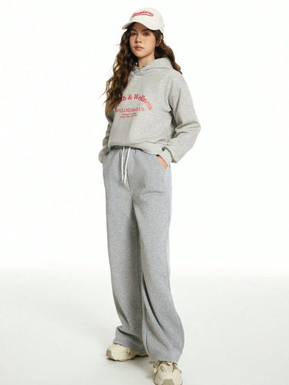 Teen Girl Plain Front Tie Pocket Casual Pants, Daily Wear
