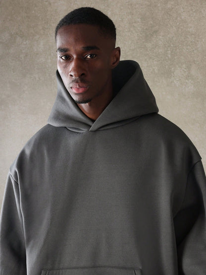 SUMWON Premium Heavyweight Fleece Hoodie Sweatpants Set Oversized Athletic Winter Loungewear Tracksuit Urban Streetwear Cozy Essential Two-Piece Workout Set