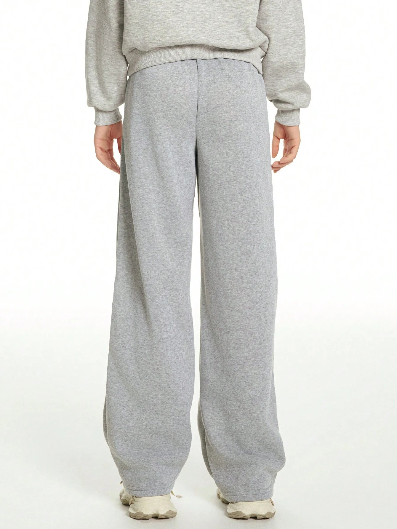 Teen Girl Plain Front Tie Pocket Casual Pants, Daily Wear